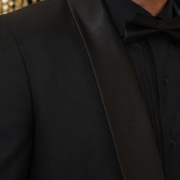 Classic Black Tuxedo with Satin Shawl Lapel